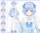 キャラデザイン〜簡易モデリングまで一括制作します キャラデザインの一括制作でもお受け入れ可能です！ イメージ1