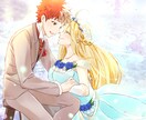 夢のウエディングイラストを描きます 6月の花嫁キャンペーン開催！【6月納期限定商品】 イメージ7