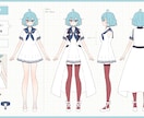 キャラクターの三面図を描きます キャラクター資料としてのご活用にいかがでしょうか イメージ2