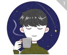 シンプルな似顔絵アイコン描きます 3名様限定・最低価格で承ります イメージ8