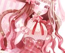 キラキラな女の子を描きます 立ち絵イラストやアイコン、1枚絵などを描きます！ イメージ4