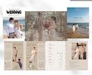 高品質用紙✺結婚式プロフィールブックを作成します 〈完成品をお届け〉PROFILE BOOK 8P イメージ4