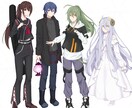 あなただけの立ち絵を描きます 丁寧な対応で、キャラクター1人1人に愛情を込めて製作します！ イメージ4