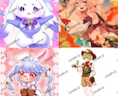 かわいい立ち絵・1枚絵イラスト制作いたします 衣装デザインからこだわったイラストを制作いたします!! イメージ5