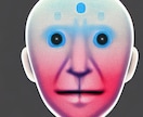 ロボットぽい顔を制作しています 近未来に登場するであろうロボットの顔など イメージ2