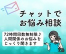 電話が苦手な方に！人間関係の悩み聞きます 臨床心理学科卒の元セラピストと72時間無制限お悩みチャット♪ イメージ1