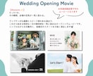 会場の空気が変わるオープニングムービー制作します 1分間のアップテンポ演出｜写真とコメントで完成＆丁寧サポート イメージ2
