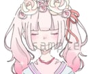アイコンのイラスト描きます 正方形サイズのアバ絵等制作します。お気軽にご相談ください！ イメージ1