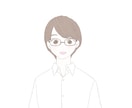 ふんわりかわいいアイコンお描きします おしゃれでシンプルなイラスト！SNSやブログに！ イメージ8