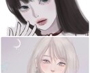 商用利用可◎かわいくておしゃれな女の子を描きます 修正無制限！アイコン、挿絵、mv等お気軽にご相談ください。 イメージ2