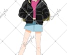 ギャル風女子【表情差分5種類】立ち絵販売します 商用可・ギャル風女子の立ち絵販売します【表情差分5種類】 イメージ2