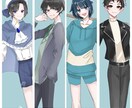2000円で全身とSD立ち絵計２枚作成いたします TRPGプレイヤーやVtuberの方へ イメージ2