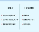 AI歴4年の講師がMidjourneyを教えます 初心者大歓迎！分からない箇所は何度でもOK イメージ2