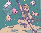 ポップでカワイイキャラクター×女のコ描きます 明るくなるイラストで彩ってみませんか？ イメージ5
