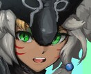 アイコン用キャラクターイラスト作成します 人間モンスター問わずアイコン用のキャラクターイラスト描きます イメージ1
