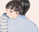 お子さんの似顔絵作成しますます 水彩タッチのかわいいイラストを作成します イメージ1