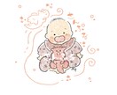 お子さんやご家族、お友だちの似顔絵アイコン描きます 最短即日！ゆるふわイラスト◡̈︎ イメージ3