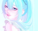 透明感のあるかわいいイラスト描きます 目を引く透明感と繊細な塗りを活かして丁寧に描きます。 イメージ3