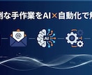 面倒な手作業をAI×自動化で解決しますます GAS/Python対応◎現場目線で本当に使える仕組を制作 イメージ1