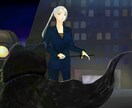 カッコイイ女の子、綺麗なイラストを作成いたします アイコン、配信ジャケットなど。目ヂカラ強め暗めが得意です イメージ10