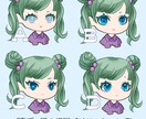 SNSなどで使えるデフォルメイラスト描きます アイコン等に使えるポップカラーやダークなミニキャラ描きます！ イメージ2