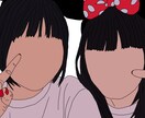 アイコンにオススメします 自分の絵を顔の特徴はわからなくかきます！ イメージ1