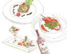 手描き風メニューイラスト制作いたします レストラン・カフェ・居酒屋などのメニューに！ イメージ1