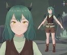 3DVtuberの【全部込み】で一括制作いたします 高品質な３D制作をフルスクラッチで制作！ご予算相談可能です イメージ11