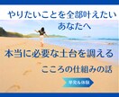 思い通りの人生をつくるサポートをします 本当に必要な土台を調えてやりたいことを全部やるあなたになる イメージ1