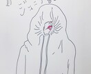 アンニュイ風にあなたの似顔絵　描きます ご自身の似顔絵・アイコン・広告用に（＾_＾） イメージ8