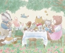 やさしいタッチで絵本挿絵、イラスト制作します 動物から人物まで丁寧に描きます イメージ1