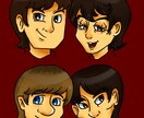 老若男女どなたでも！SNSアイコンお描きします 海外アニメ風の絵柄のアイコン欲しくないですか？お描きします！ イメージ4
