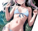 オリジナルの美少女イラストを作成いたします 理想の一枚絵になるようにご依頼者様に寄り添って対応いたします イメージ8