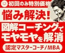 初回限定：モヤモヤ解消図解コーチングを提供します 認定マスターコーチによる悩み相談 独自の思考図解コーチング イメージ1