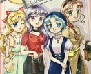 あなたの好きな女の子キャラクターを描きます 可愛い！カラフル！一枚のイラストにあなたの思いを代弁します。 イメージ8