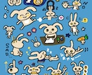 可愛いイラストぎっしり早く描きます スタンプやSNSヘッダー、アイコンにおすすめです！ イメージ1
