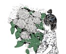 他にはない、繊細な線画で似顔絵を描きます 〝心〟や〝情景〟が伝わる絵をお探しの方へ イメージ6