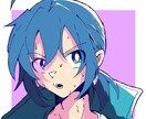 かっこいい＆可愛いイラストを得意としています SNS用のアイコンにいかがでしょうか？ イメージ1