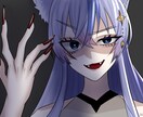 強く、サムネ映えするアイコン描きます ちょっぴりダークで個性的。魅力的なイラストお描きします。 イメージ4