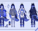 キャラクターのデザイン画をおかきします キャラクターへの愛ある一枚をお届けします。 イメージ1