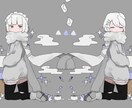 オリジナルMVのイラスト&映像制作いたします キャラクター1枚絵／背景／動画編集まで一括制作！ イメージ5