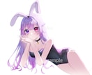 アニメ塗りでかわいい女の子描きます 立ち絵　アイコン　配信用イラスト　表情差分　歌ってみたサムネ イメージ7