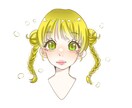 かわいい女の子を主に描きます 女の子のイラスト描きます！男の子もご依頼頂けば描きます！ イメージ1