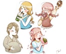 ゆるりとかわいいシンプルイラストお描きします アイコンにおすすめ！美大卒イラストレーターがお描きします◎ イメージ5