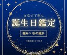誕生日で強みと流れを鑑定します 強み・課題・行動案までまとめます イメージ1