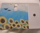 スマホケース販売します 夏景色スマホケース(スマホストラップ付き) イメージ1
