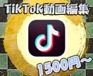 TikTok等のSNS向けの短い動画編集承ります 最近流行りの短い動画お作りします！ イメージ1