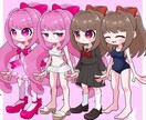 カートゥーン風魔法少女立ち絵を販売します 組み合わせ自由！TRPGや動画の立ち絵素材などに イメージ4