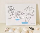 子供の絵をアートパネルにします インテリアに馴染むデザイン♡子供の絵を形に残す イメージ1