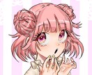 可愛いアイコン描きます 好きな雰囲気の色合いめざします イメージ1